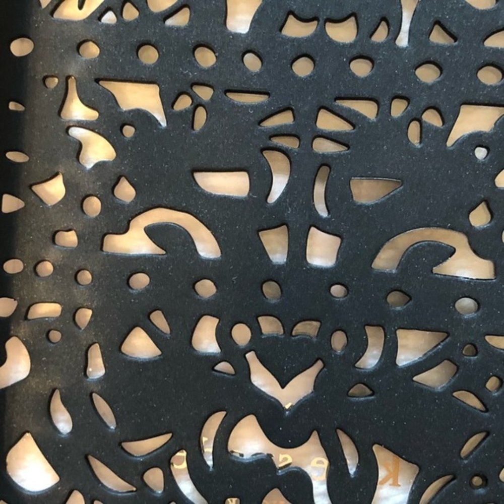 Kate Spade Black Cage Lace iPhone X Clear Case - Picture 5 of 5